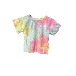 Bamboo Tie Dye Set, short sleeve shirt and shorts 6-12mo